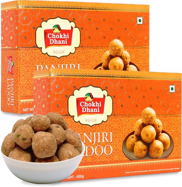 Chokhi Dhani Panjiri Ladoo Authentic Indian Sweets 400g Box