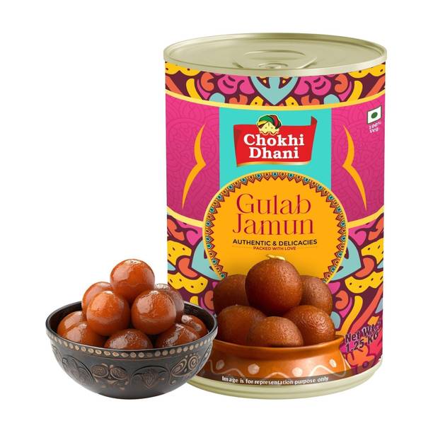 Chokhi Dhani Foods Gulab Jamun, Soft & Juicy Indian Sweets