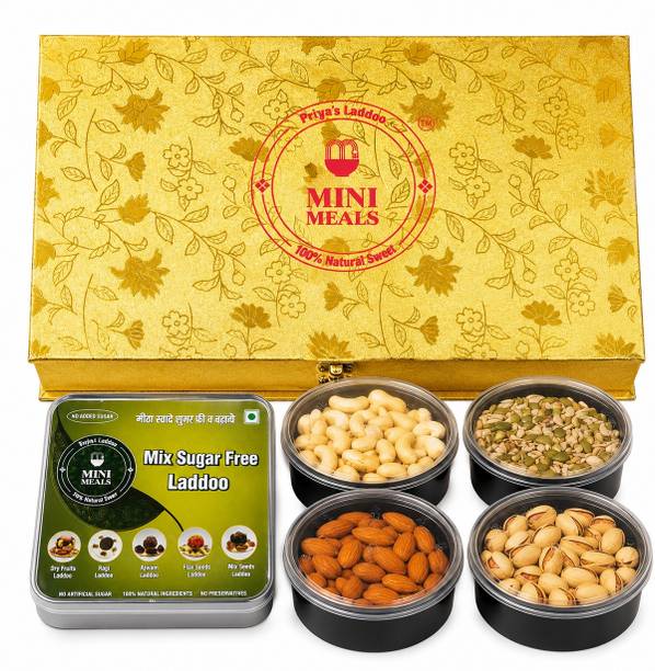 prayag laddoo Corporate Gift Festival Gift Sweet Dry Fruits Combo Box