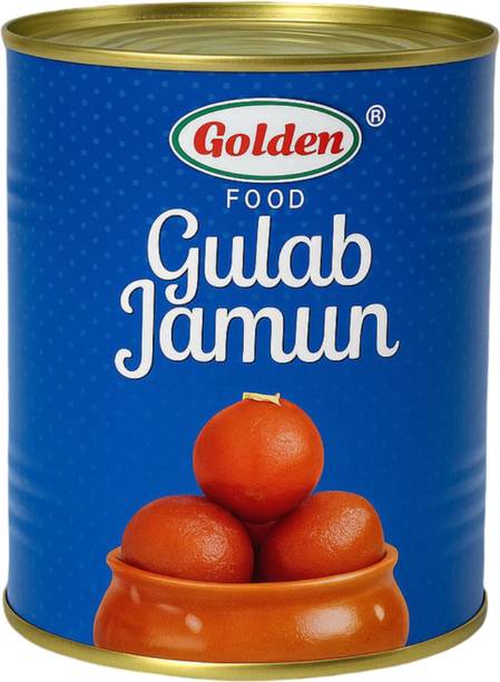 golden food GULAB JAMUN Tin