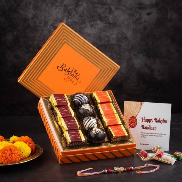 The Baklava Box The Orange Delight – Indian Fusion Laddu & Bite 250g