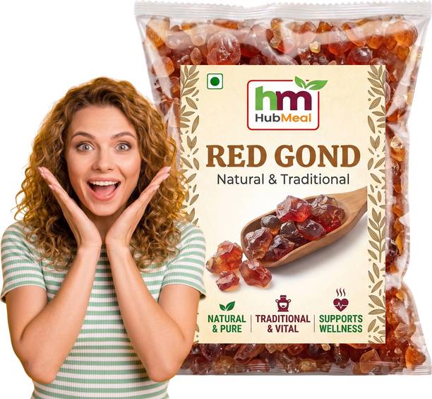 Hub Meal Red Gond |Edible Gum |Ayurvedic Health Supplements |Natural Energy Booster 1kg