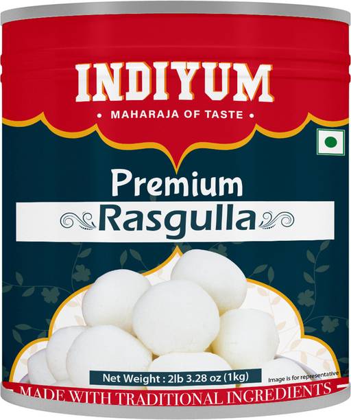 Indiyum Rasgulla | Ready to Eat | Traditional Indian Sweet BQ Tin