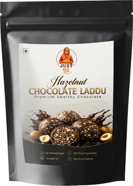 JUST SUDH Chocolate Laddu Healthy Choco Bites Millet Sweet Protein Snack Energy Pouch