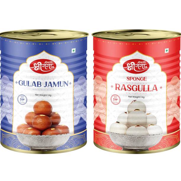 Bikaneri Shree Ganga Rasgulla and Gulab Jamun ( Combo Pack) ( 2 x 1 Kg )