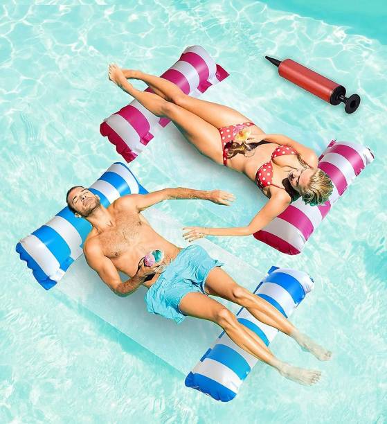 KRITI FASHION Water Pool Lounge Bed Swim Chair Beach Swimming Pool Hammock Seats Inflatable Swimming Pool, Bed, Pool Accessory, Swimming Safety Tube, Swimming Mats