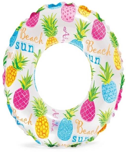 THE MORNING PLAY Lively Print Swim Ring Inflatable Pool Tube 2-6Years 20inch Swim Floatation Belt