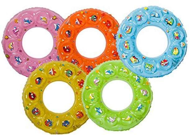 CODEWAVE afety Inflatable Swim Ring - Blow Up Crystal Lap Double Thick Floating Raft Tube Swim Floatation Belt