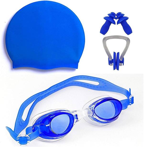 SHIFTER Swimmming Cap Antifog Swim Goggles Earplug Noseplug Set Swimming Cap