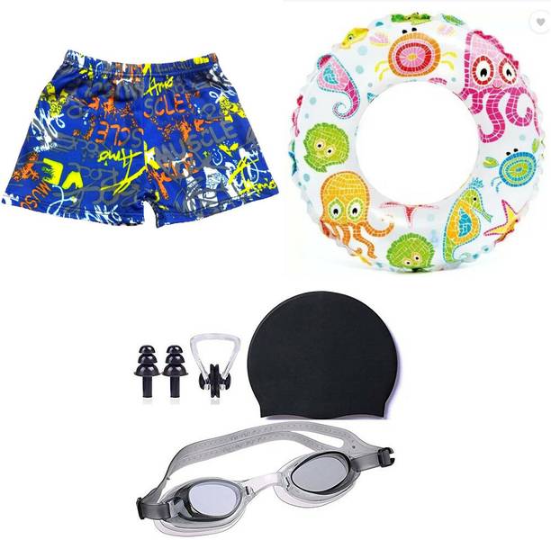 शिफ्टर Baby & Sons Kids / BOY Swimming Kit combo for 2-4 YEARS-Black स्विमिंग किट
