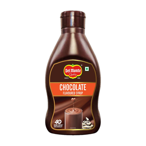 Del Monte Flavoured Syrup Chocolate (600 g, Pack of 1)
