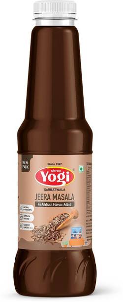 Shree Yogi Sarabatwala Jeera Masala Syrup | Spiced Indian Drink Mix with Black Salt, Pepper, Dry Ginger Jeera Masala