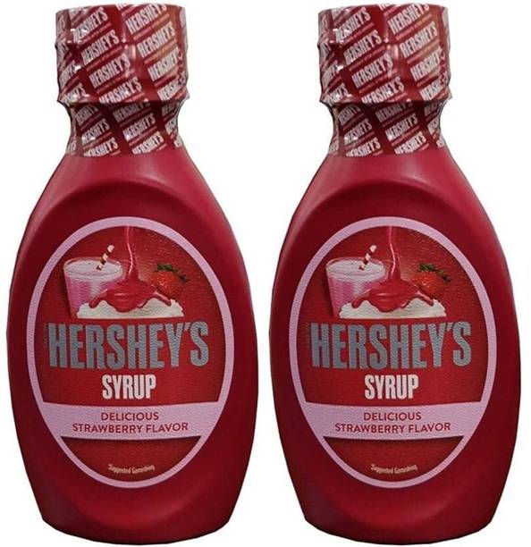 HERSHEY'S strawberry syrup strawberry
