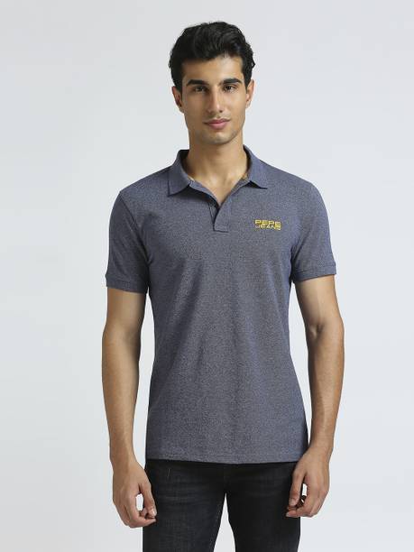 Flipkart Pepe Jeans Polo T Shirt Price History Of Men Self Design
