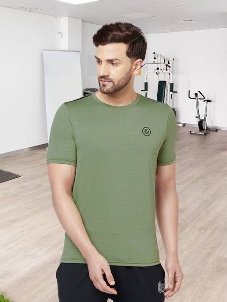 UNICUS APPAREL Solid Men Round Neck Green T-Shirt