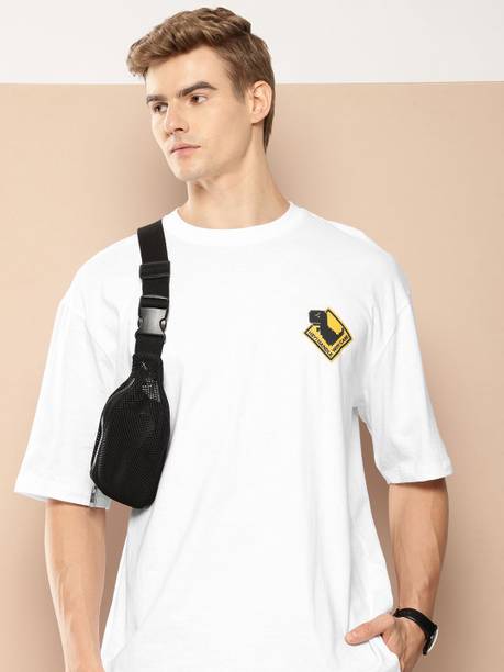 INVICTUS Solid Men Round Neck White T-Shirt