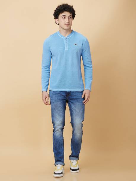 Blue Regular Fit Men's Shorts by Being Human Clothing