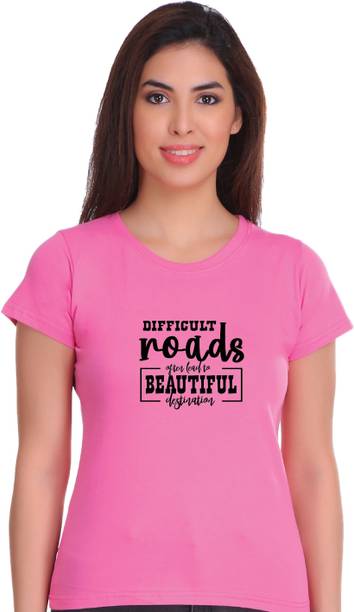 Casual Regular Sleeves Printed Women Light Blue Top