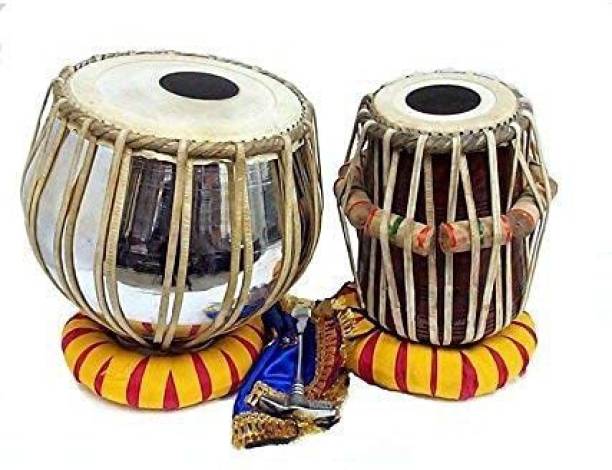 MAGA MART Wooden Indian Musical Instrument Bayan Tabla, Dayan Tabla For Beginners Tabla