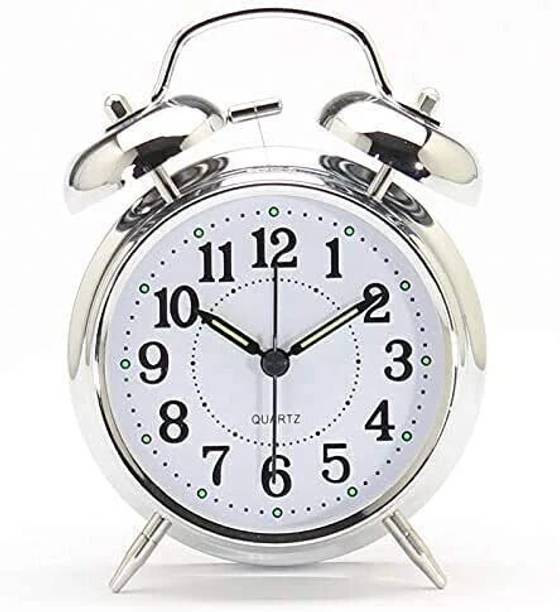 BBD Kitchen Shop Analog Silver Clock