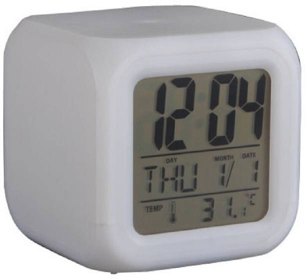 mansa solutions Digital White Clock