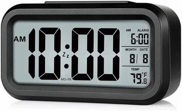 SenovaHub Digital Black Clock