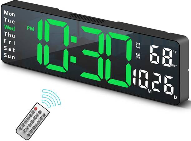 JELLEX Digital 12 cm X 38 cm Wall Clock