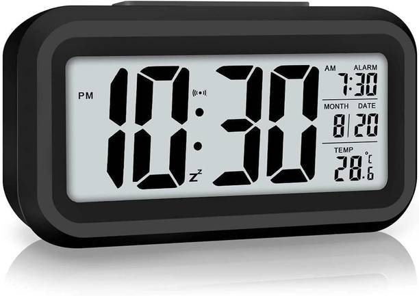 misuhrobir Digital Black Clock