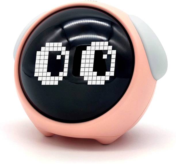 NYRWANA DELIVERING SMILES IN INIDA Digital Pink Clock