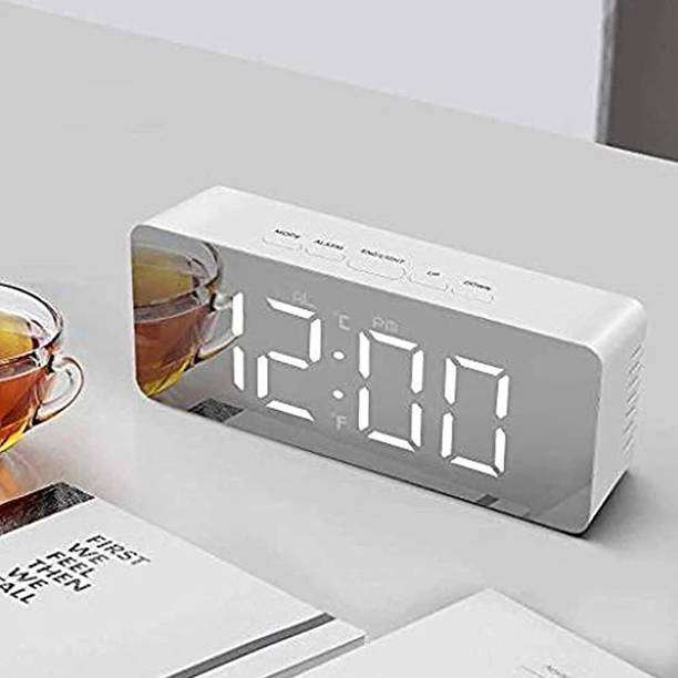 Vasoya Enterprise Digital White Clock