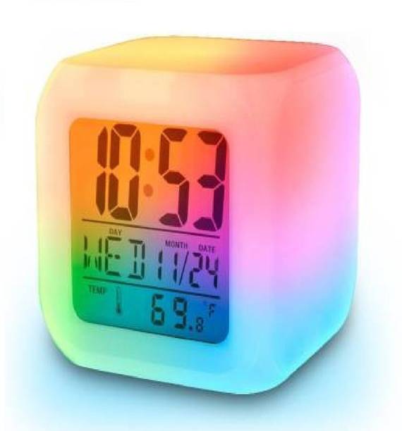CRIYALE Digital Multicolor Clock