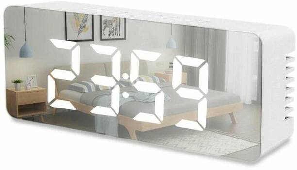 Asra Collections Digital White Clock