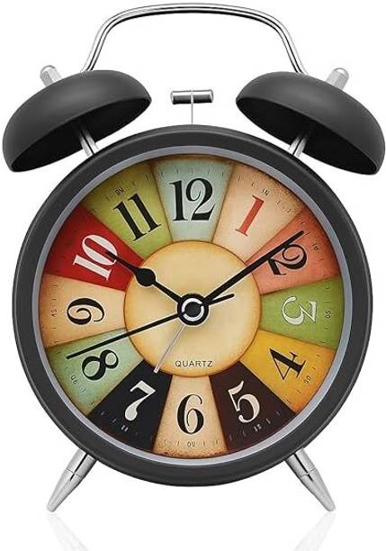 Omkara Analog Black Clock