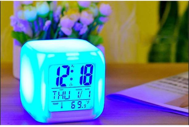 DIGSMORDEN Digital White Clock