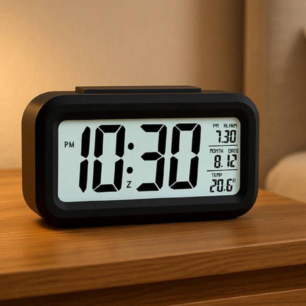 Geerota Digital Black Clock