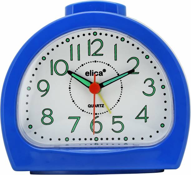 Elica Analog Blue Clock