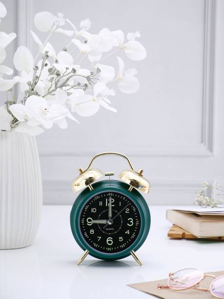 ARCHIES Analog Green Clock