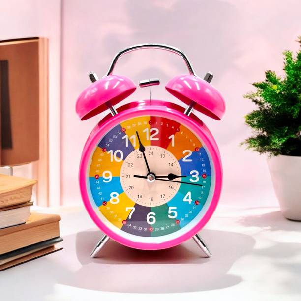 Stylux Analog Pink Clock