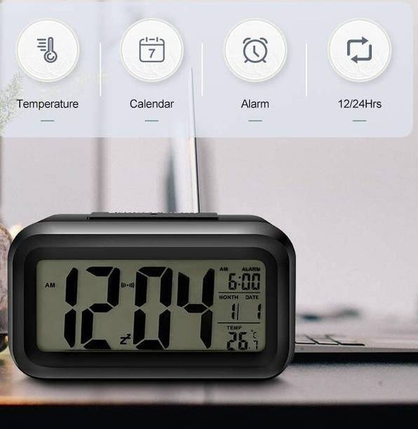 BBD Digital Black Clock