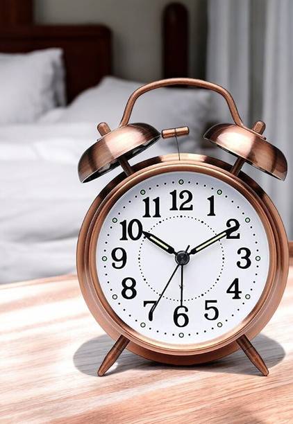 omkarzone Analog Gold Clock