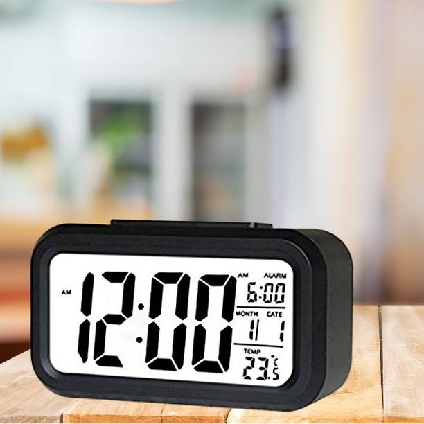 Shikshapatri Digital Black Clock