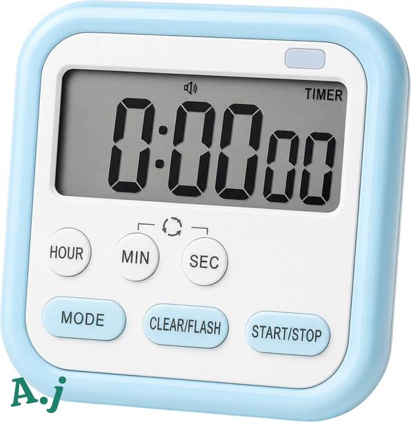 adhiniva Digital Blue Clock