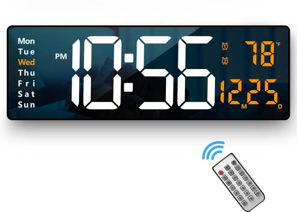 Pratyaksh Digital Multicolor Clock