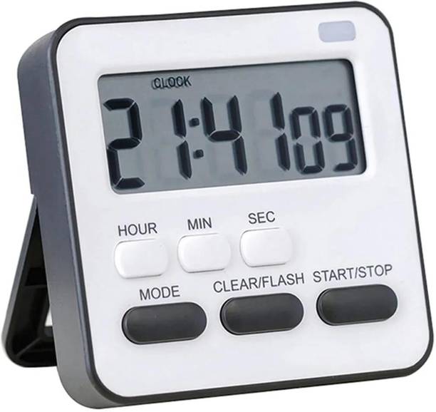 AERYS Digital Timer & Stopwatch Alarm Table Clock for Students, Home, Office Clock