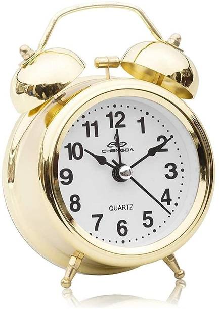 ASTOUND Analog Gold Clock