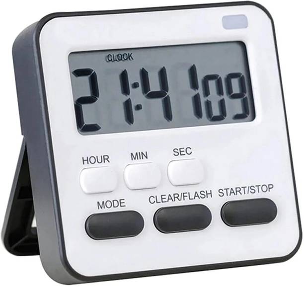 EERAV Digital White Clock
