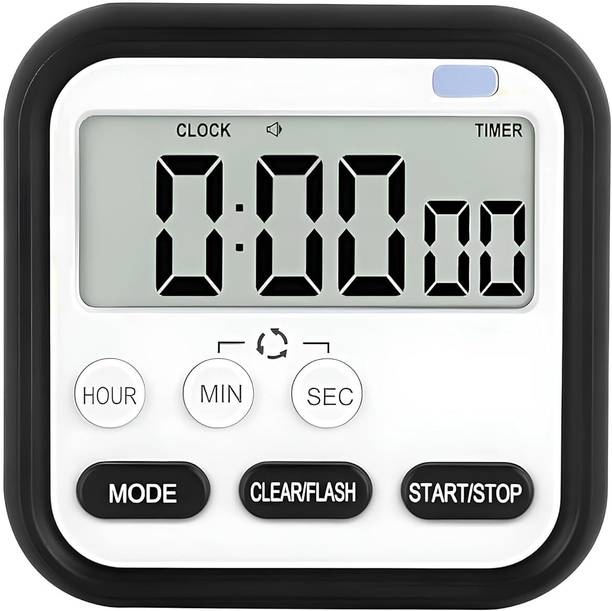 THEODORE Digital Black Clock