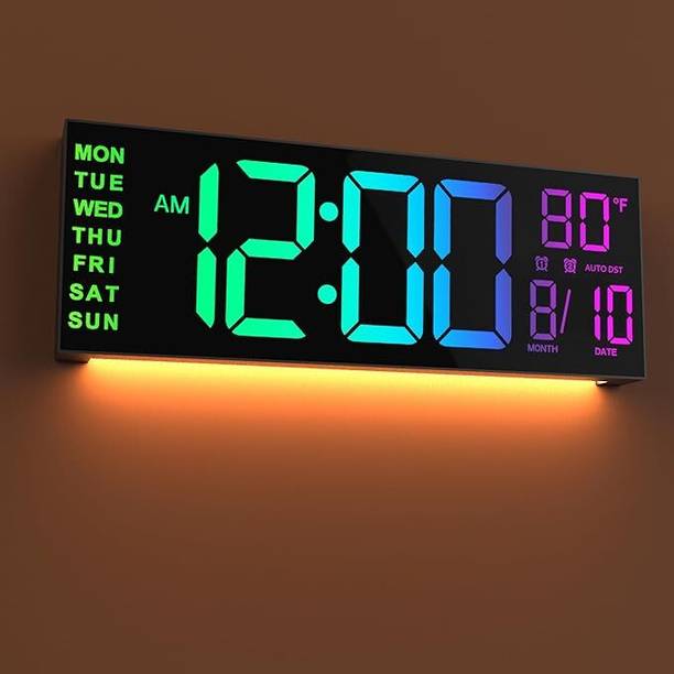 AADGEX Digital Multicolor Clock
