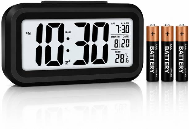 MrCLOCK Digital Black Clock