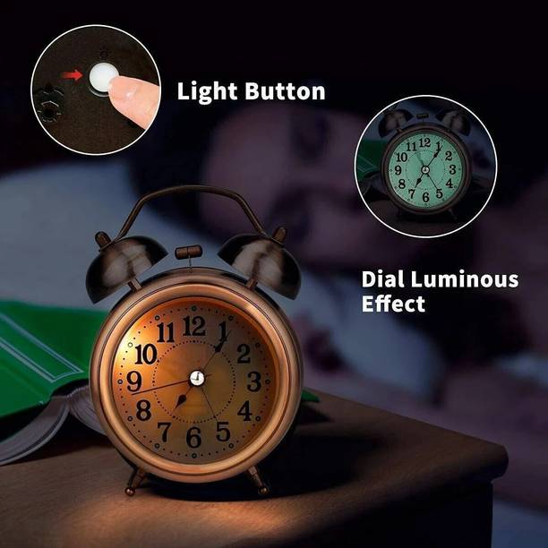 ONEKLIK Analog golden Clock